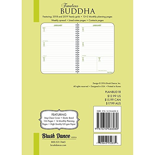Timeless Buddha 2018 Weekly Planner: 14 Month