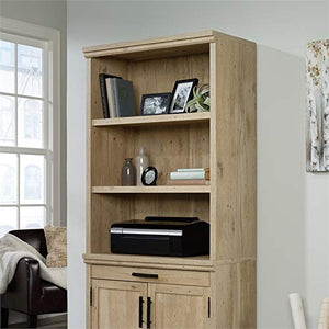 UrbanPro Traditional Engineered Wood Office Library Hutch in Prime Oak