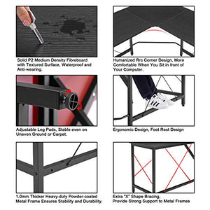 Mr IRONSTONE L-Shaped Desk 59" Computer Corner Desk, Home Gaming Desk, Office Writing Workstation, Space-Saving, Easy to Assemble