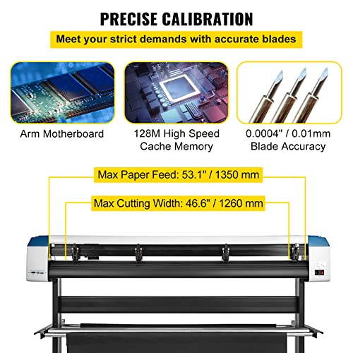 VEVOR 53 Inch Vinyl Cutter Plotter Machine with Signmaster Software