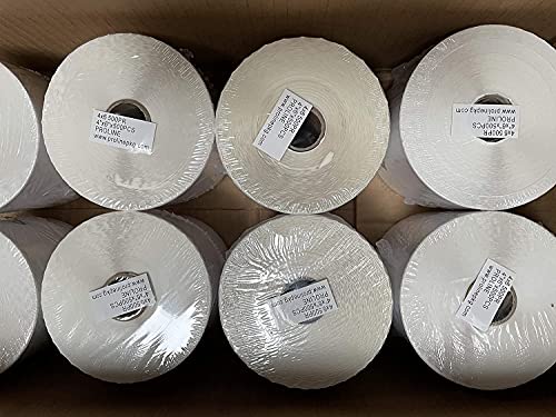 BESTeck - 40 Rolls, 500 Labels Per Roll, 4'' x 6'' Direct Thermal Labels, 20,000 Labels Total, 1" Core (40 Rolls)