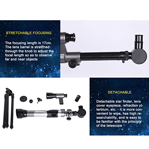 reyiza HD Astronomical Telescope for Children - Educational Science Professional Telescope High Magnification Stargazing Telescope Travel Telescope for Kids Beginners