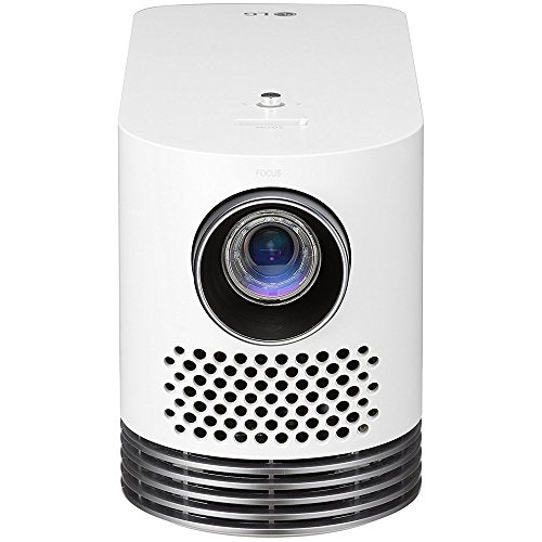 LG Laser Smart Home Theater Projector White (HF80JA) w/Bundle Includes, Projector Mount + 2x 6ft High Speed HDMI Cable + Transformer Tap USB w/ 6-Outlet Wall Adapter, 2 Ports + LCD/Lens Cleaning Pen
