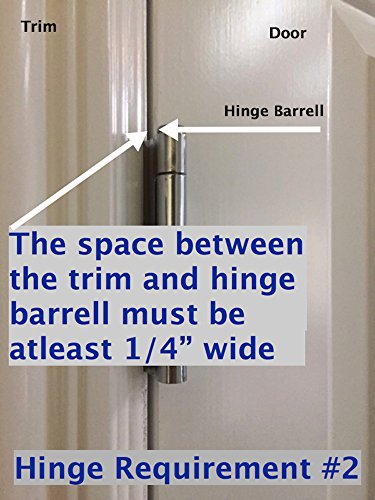 DoorSaver 50-Pack Door Saver II Hinge Pin Door Stop in Satin Nickel