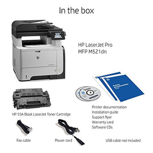 HP Laserjet Pro M521dn All-in-One Laser Printer, Amazon Dash Replenishment Ready (A8P79A)