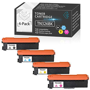 4 Pack(1BK+1C+1M+1Y) TN-336 Toner Compatible for Brother TN336BK TN336C TN336M TN336Y HL-L8250CDN MFC-L8600CDW 9460CDN L8850CDW DCP-9050CDN 9270CDN L8450CDW Printer Ink Toner Cartridge by Pddtoner