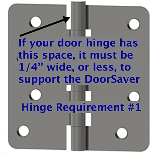 Door Saver III 50-Pack Residential Hinge Door Stop in Satin Nickel