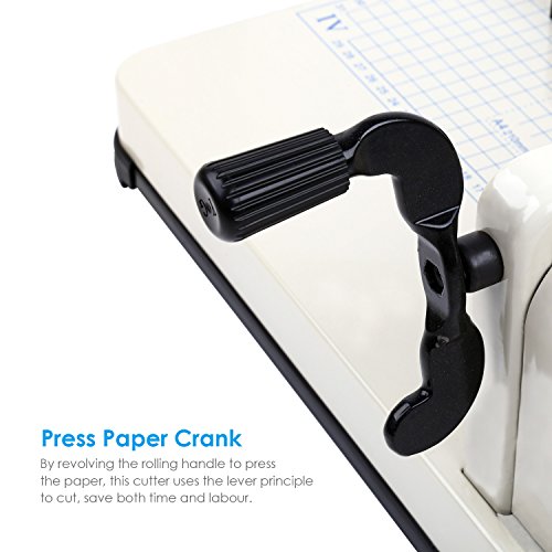 Amzdeal Paper Cutter Guillotine Paper Cutter Trimmer Professional Heavy Duty Commercial Paper Cutter A4 Paper Cutting Machine