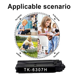 TK6307H TK-6307H 1T02LH0US2 Toner Cartridge (Black,1 Pack) Replacement for Kyocera TASKalfa 3500i 3501i 4500i 4501i 5500i 5501i Toner Kit Printer