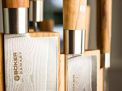 The Excellent Quality Damascus Olive Set