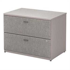 Bush Business Series A 36W 2Dwr Lateral File in Pewter