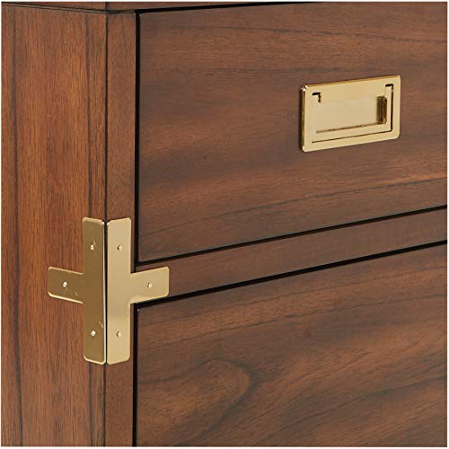 OSP Home Furnishings Wellington 2-Drawer File Cabinet, Toasted Wheat