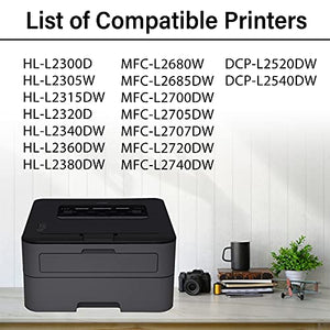 (Black,5-Pack) Compatible TN-660 Toner Cartridge Replacement for Brother TN660 HL-L2315DW HL-L2300D HL-L2305W Printer Toner Cartridge