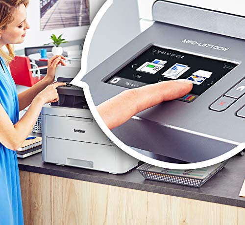 Brother MFC-L3710CW Compact Digital Color All-in-One Printer Providing Laser Printer Quality Results with Wireless, Amazon Dash Replenishment Enabled