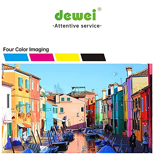 DeWei 414A (with chip) Compatible Toner Cartridge Replacement for HP 414A 414X W2020A W2021A W2022A W2023A HP Color Laserjet Pro MFP M479fdw M454dw M454dn M479fdn (4 pcs Pack, with CHIP)