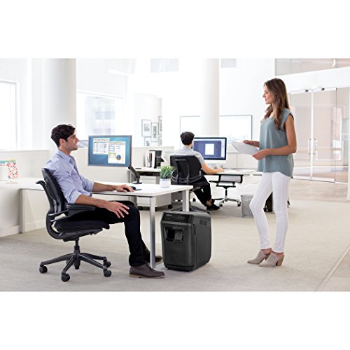 Fellowes 4656201 AutoMax 200M Auto Feed Shredder - 200 Sheet Capacity - Black (4656201)