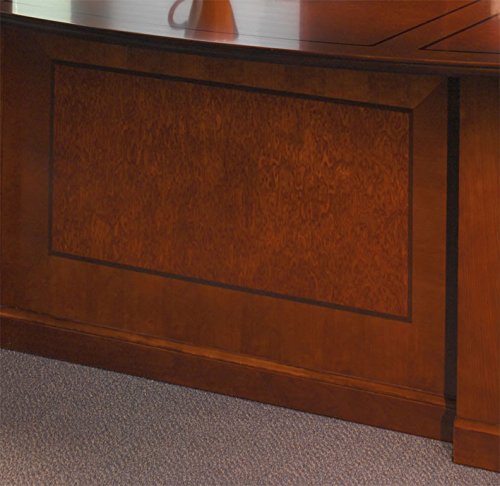 UTM Furniture Traditional L Shaped Reception Desk Set, 4pc, RO-SOR-R4