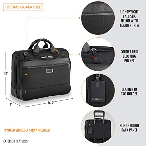 Briggs & Riley @ Work-Brief, Black, Medium