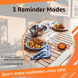 Retekess TD156 Restaurant Buzzer System with Long Range Pagers - 20 Pager Coasters, IP67 Waterproof
