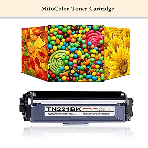 7-Pack(4BK+1C+1M+1Y) TN221BK TN221C TN221M TN221Y Toner Cartridge Replacement for Brother TN-221 HL-3140cw HL-3170cdw MFC-9130cw MFC-9330cdw MFC-9340cdw Printer