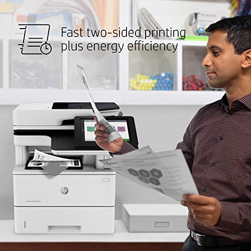HP Laserjet Enterprise Multifunction M528f with One-Year, Next-Business Day, Onsite Warranty (1PV65A) (Renewed)