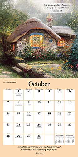 Thomas Kinkade Gardens of Grace 2018 Wall Calendar
