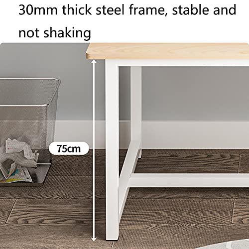 Computer Desk, 47.2 inch Modern Sturdy Office Table, PC Laptop Study Writing Table for Home Office Workstation, Easy to Assemble