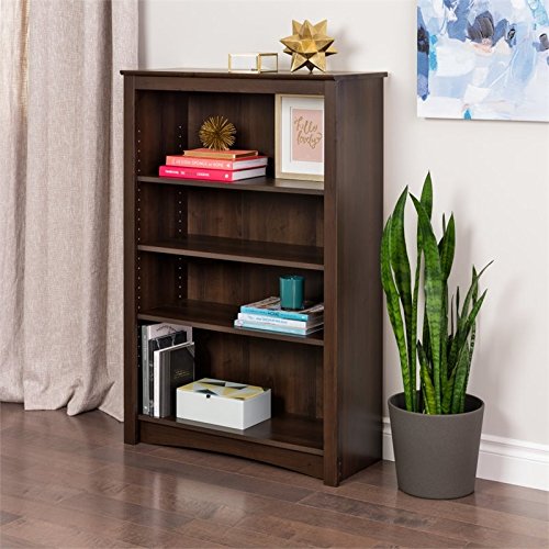 Home Square 2-Piece Set Bookcase in Espresso