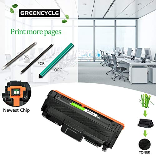 GREENCYCLE High Yield Compatible Toner Cartridge Replacement for Samsung 118L MLT-D118L MLTD118L Use for Xpress M3015DW M0365FW Printer (Black, 10-Pack)