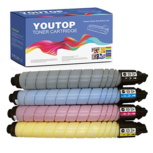 YOUTOP TN328 Remanufactured Toner Cartridge TN328K TN328C TN328M TN328Y Replacement for Konica Minolta Bizhub C250i C300i C360i Coiper Printer, 4 Pack (Black, Cyan, Magenta, Yellow)