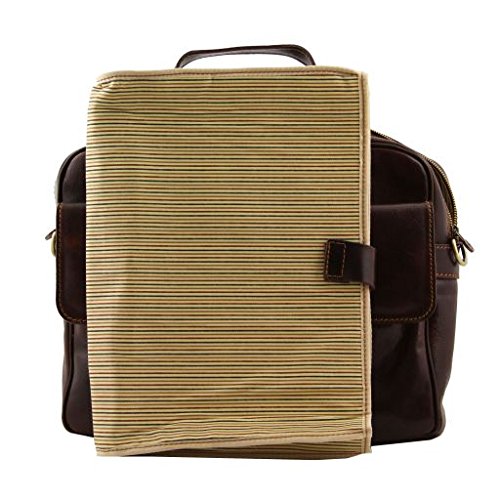 Tuscany Leather Reggio Emilia Exclusive leather laptop case Black