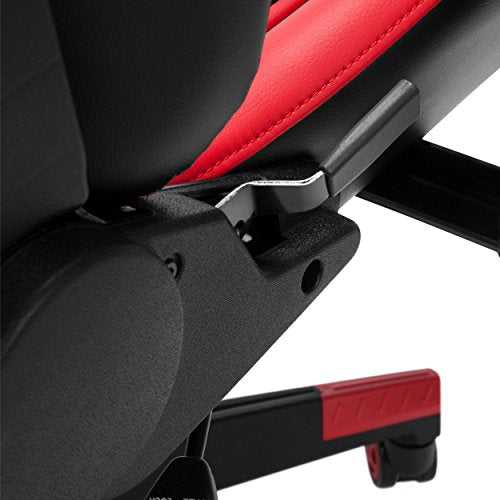 RESPAWN-104 Racing Style Gaming Chair - Reclining Ergonomic Leather Chair, Office or Gaming Chair (RSP-104-RED)