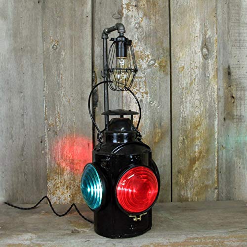CNR Railroad Signal Lantern with an Edison Light #303