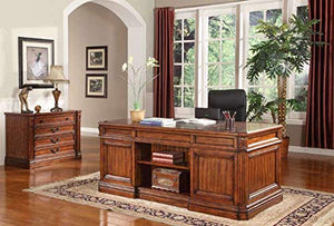 Parker House - Grand Manor Granada Double Pedestal Executive Desk - PAH-GGRA-9080-3-CL