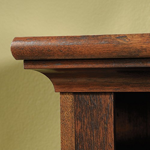 Sauder 420475 Harbor View Computer Desk, L: 62.21" x W: 23.50" x H: 57.36", Curado Cherry Finish