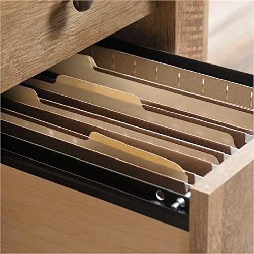 Bowery Hill Computer Desk with Hutch in Craftsman Oak