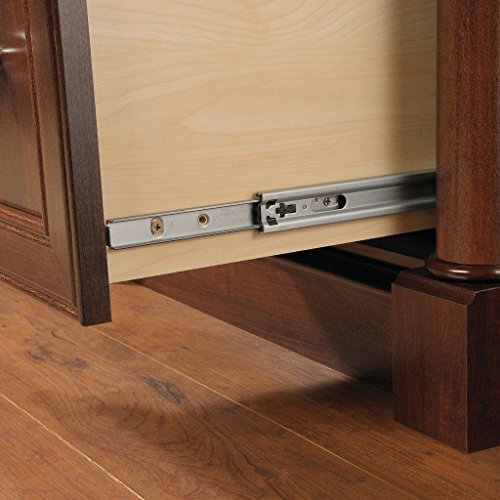 Sauder 420513 Palladia Computer Desk and Hutch, L: 59.49" x W: 23.39" x H: 56.50", Select Cherry finish