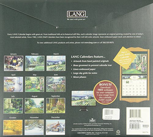 The Lang American Dream Calendar