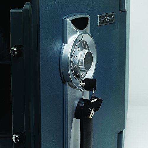 First Alert 2087F Waterproof and Fire-Resistant Bolt-Down Combination Safe, 0.94 Cubic Feet
