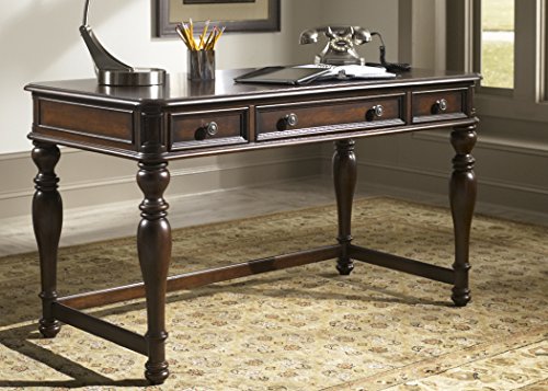 Liberty Furniture 720-HO107 Kingston Plantation Office Writing Desk, 54" x 28" x 31", Cognac