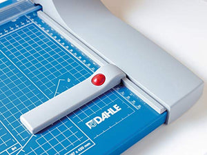 Dahle 00442-20420 Model 442 Premium Series Rolling Trimmer, 20" Cutting Length, Cuts Up to 30 Sheets of Paper at a Time, Blade is Encased in A Protective Housing, Easily Trims Standard Size Mat Board