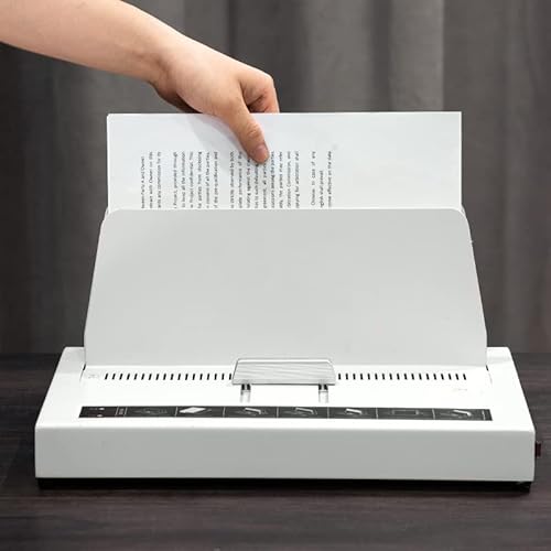 COYEUX Thermal Binding Machine, 1-50mm Binding Thickness, 500 Sheets Capacity, A3/A4/A5/A6, for Contract Document Invoice