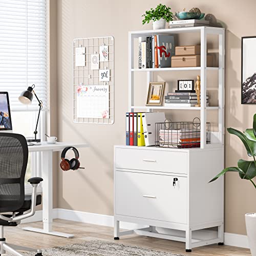 LITTLE TREE Vertical Office File Cabinet with 2 Drawers