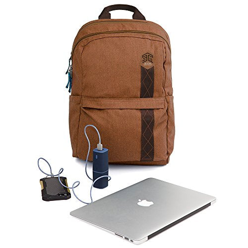 STM Banks Backpack for Laptop & Tablet Up to 15" - Desert Brown (stm-111-148P-10)