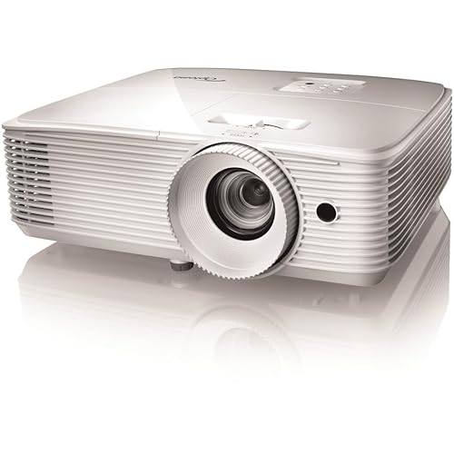 Optoma EH412x 1080p Professional Projector | 4,500 Lumens | 15,000 Hour Lamp Life | 4K HDR Input | Built-In Speaker