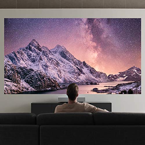 LG HU85LA Ultra Short Throw 4K UHD Laser Smart Home Theater Cinebeam Projector with Alexa built-in, Thinq AI and the Google Assistant