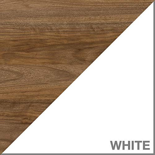 Bush Business Furniture Jamestown 61W Hutch for 72W Desk in White and Walnut