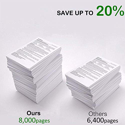 10-Pack (Black) Compatible HL-L6400DW HL-L6400DWT MFC-L5700 MFC-L5800 MFC-L5850 Printer Toner Cartridge Replacement for Brother TN850 TN-850 High Yield (8,000 Pages) Toner Cartridge