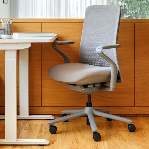 Branch Verve Chair - High Performance Executive Office Chair with Adjustable Lumbar Support - Lunar