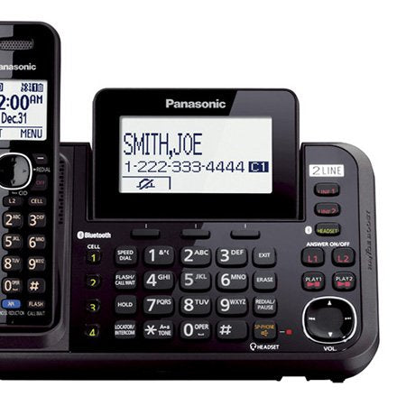 Panasonic KX-TG9542B + KX-TGA950B 3-Handset Cordless System (2 Line) DECT 6.0 1.9Ghz